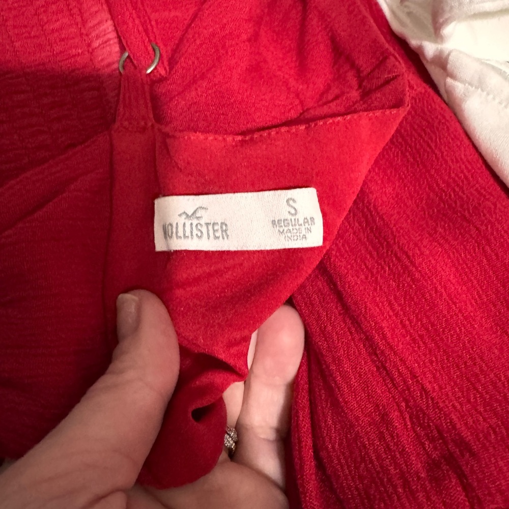 Hollister Strapless Red Dress - Picture 9 of 9